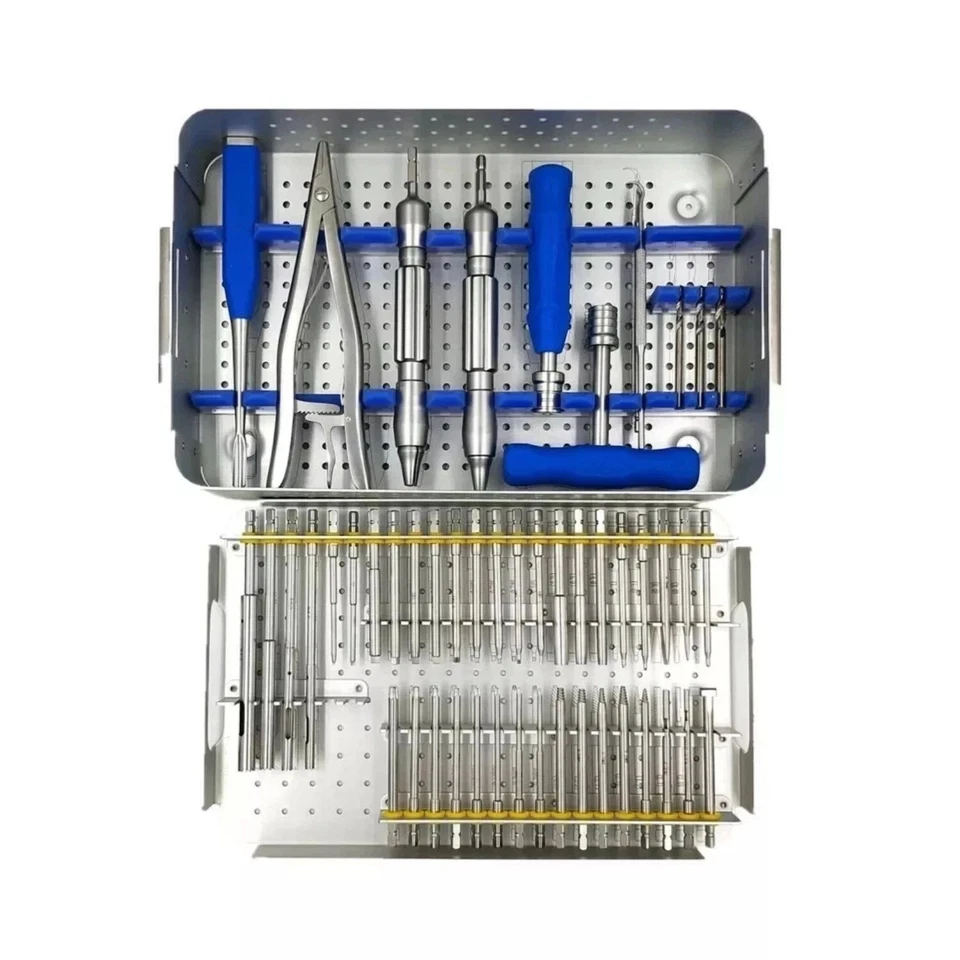 Juego de extracción de tornillos rotos Instrumentos quirúrgicos de extracción de tornillos ortopédicos Foto 1 de 1