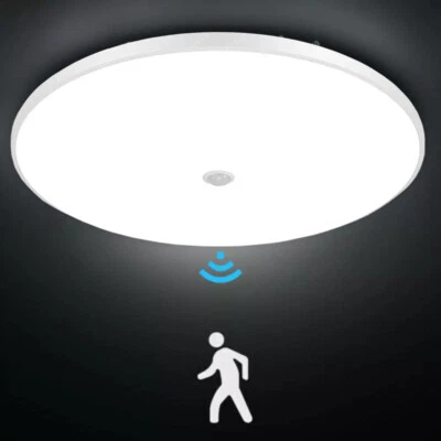 DENOTIP Lámpara de techo LED Lámpara de techo Sensor Lámpara con detector de movimiento Luz de escalera D