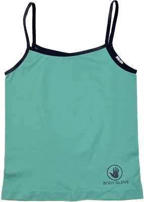 Body Glove Niños Verde Azul Sin Mangas Elastizado Logo Activo Cami Camiseta sin Mangas Talla 10-12 Foto 1 de 2
