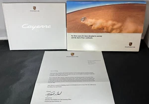 Porsche 2002 Cayenne Sales Brochure - Hard Cover - Picture 1 of 6
