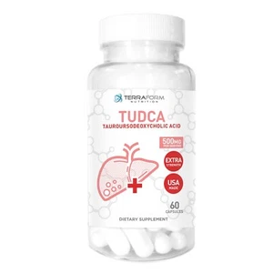 Pure TUDCA Supplement (Tauroursodeoxycholic Acid) - 500mg Per Serving - 1 Month - Picture 1 of 4