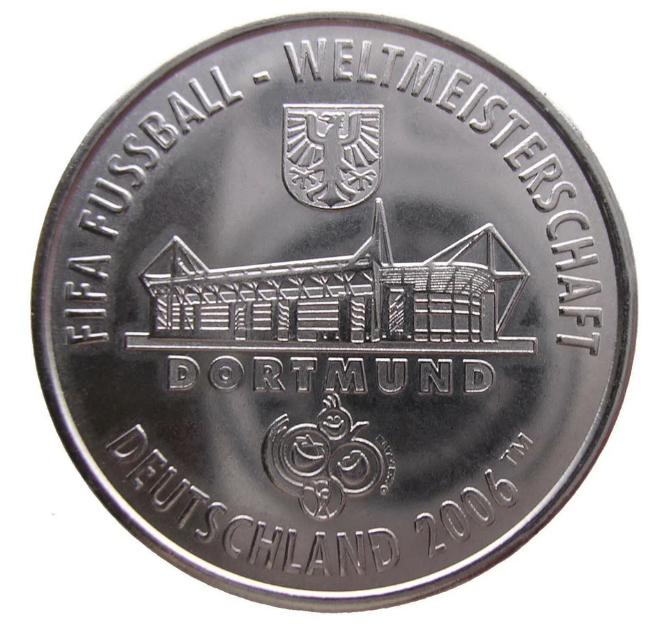 WM-MÜNZE-MEDAILLE - STADION DORTMUND - Bild 1 von 1