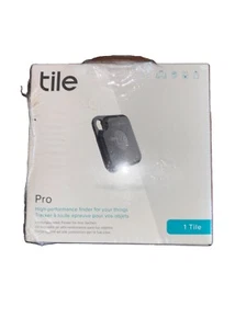 Tile Pro Black (1-Pack)  Tracker, Keys Finder Etc , Up to 400ft New In Box - Picture 1 of 1