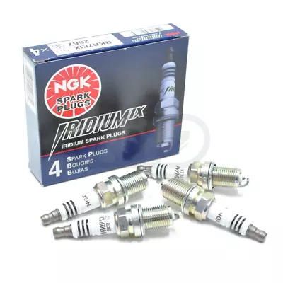 NGK IRIDIUM BKR7EIX SPARK PLUGS 4 PACK GENUINE NGK PRODUCT STOCK CODE 2667 - Image 1 of 4