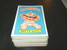 1985 85 Garbage Secchio Bambini GPK USA Serie 2 Vicino Set Completo 83 Carte -ex