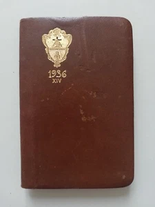 Taschenkalender Bankier 1936 Leder SCHRIFTZUG - Bild 1 von 4