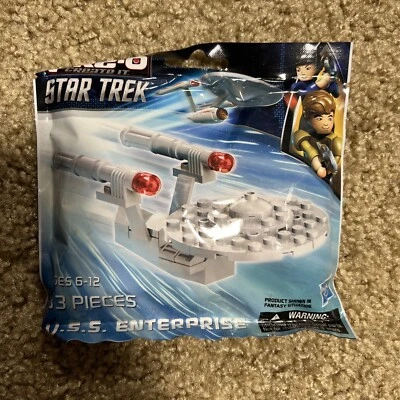Juguete de construcción Hasbro Kre-O USS Enterprise (A4254) | Star Trek | [Sellado de fábrica] Foto 1 de 2