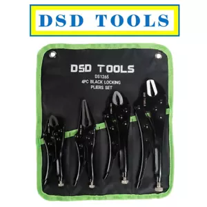 DSD TOOLS 4PC Locking Pliers Set 5" 6.5" 7" 10" - Mole Vice Clamp Grips DS1265 - Picture 1 of 4