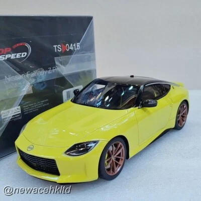 Nissan Fairlady Z Proto Spec 2023 Yellow TOP SPEED 1/18 #TS0415 - Image 1 of 2