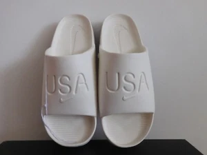 Nike Usa Nike Calm Slide Olympic USA Sail-Red-Royal Mens Sz 10 [FV5602-100] - Picture 1 of 9