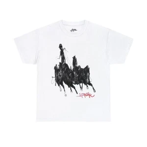 Camiseta exclusiva Travis Utopia Circo Máximo Roma Italia agosto 2023 algodón pesado - Imagen 1 de 16