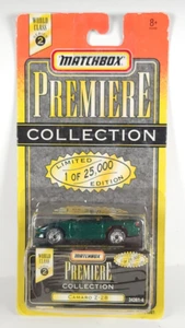 Matchbox Premiere Collection Camaro Z28 green series 2 - Picture 1 of 1
