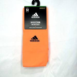 ONE PAIR MEN'S ADIDAS METRO SOCCER ARCH & ANKLE COMPRESSION LIGHTWEIGHT SOCKS