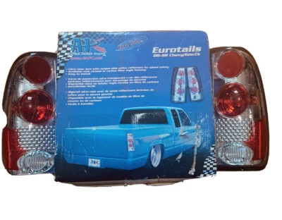 APC 红色镜片 EURO 尾灯 适用于 88-98 雪佛兰正装 CK/TAHOE/SUBURBAN — 第 1/3 张图片