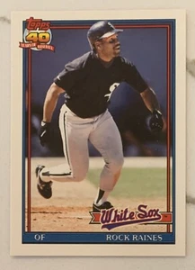 1991 Topps 40 Years of Baseball Traded #94T Tim Rock Raines - Chicago White Sox - Picture 1 of 2