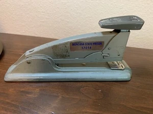 VINTAGE MONTANA STATE PRISON STAPLER - Picture 1 of 7
