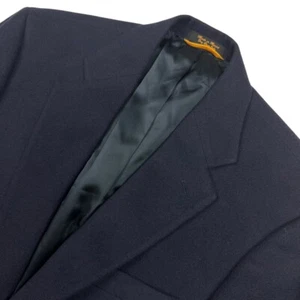 Grant Thomas x Lord & Taylor Men’s Camel Hair 2-Button Blazer Blue • 38R - Picture 1 of 12