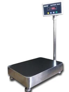 G&G wasserdichte Plattformwaage 150kg/50g Edelstahl - Bild 1 von 6