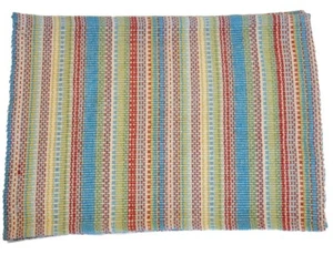 Lot of 3 Pioneer Woman Placemats Classic Chunky Stripe Multi-color - Picture 1 of 9