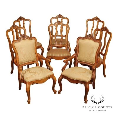 Ethan Allen 'Tuscany' Set of Eight Dining Chairs - Image 1 of 4