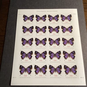 Scott#5568 Colorado Hairstreak (Butterfly)Sheet of 20 Stamps -($1.06)2021-MNH-US - Picture 1 of 1