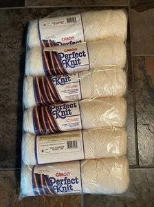 6 matassine nuove con scatola maglia Caron perfetto peso peggiorato filato pescatore 3 1/2 oz 4 strati - Foto 1 di 3