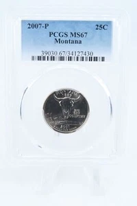 2007-P PCGS MS67 Montana State Quarter Business Strike 25C - Picture 1 of 2