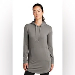 OGIO Luuma flex tunic gray hooded women’s size medium athleisure casual cozy - Picture 1 of 8