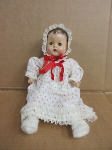 Vintage 1930s Composition Baby Doll with Sleepy Eyes