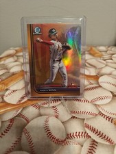 2023 Bowman Chrome Masyn Winn Arizona Fall League Orange Refractor Card /25