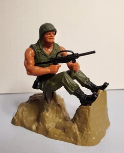 Mattel HEROES IN ACTION 1974 M3 Maschinengewehr - REPRO Armee Figur nicht enthalten - Bild 1 von 3