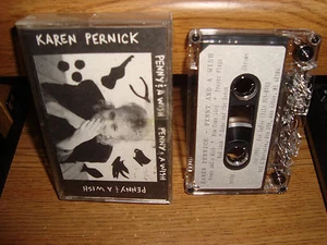 KAREN PERNICK  PENNY & A WISH  DEMO CASSETTE TAPE  1991 SINGER SONGWRITER RARE - Picture 1 of 2
