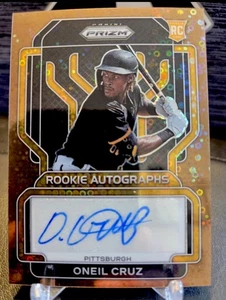 2022 Panini Prizm GOLD Disco Prizm Auto #RA-OC Oneil Cruz RC # /15 EBAY 1/1 SP  - Picture 1 of 1