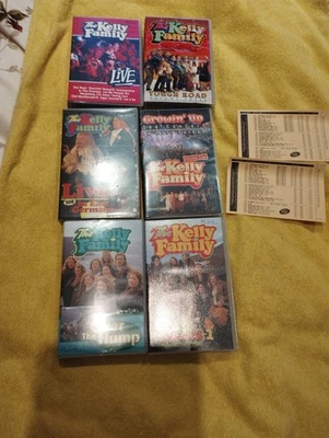 The Kelly Family TOUGH ROAD Video Konvolut: 6X VHS - VOLUME ONE / TWO / THREE. - Bild 1 von 4