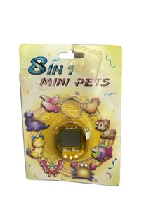 Mini Juguete Mascotas 8 en 1 Juego Electrónico Virtual Coleccionable De Colección 1997 en Paquete - Imagen 1 de 2