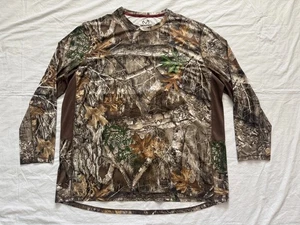 Realtree Mens Edge Longsleeve Performance Camo Shirt Size 3XL #883 - Picture 1 of 6