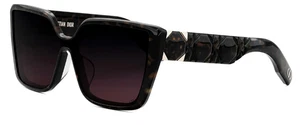 ¡NUEVO! DIOR LADY 95.22 S2F Mariposa Brillante Oscuro Habana/Lentes Degradadas Burdeos - Imagen 1 de 2