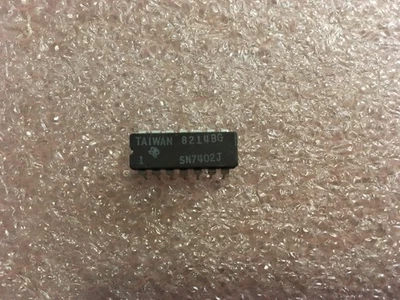 SN7402J IC LOGIC GATE QUAD 2 ENTRADAS NI STD-TTL CERÁMICA DIP 14 PINES TI (LOTE DE 2) Foto 1 de 4
