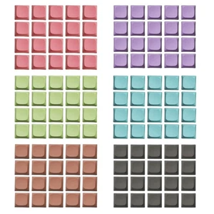 20PCS PBT 1U Color Keycaps, Stain Resistant Fingerprint Proof Enhances Typing - Picture 1 of 14