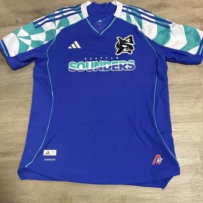 MLS Seattle Sounders FC 25/26 Adidas Orca 3ª Camiseta Fútbol Fútbol L Nueva Foto 1 de 2
