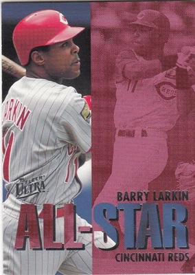 1995 FLEER ULTRA BARRY LARKIN ALL-STAR #10 - NM/MINT - Image 1 of 2