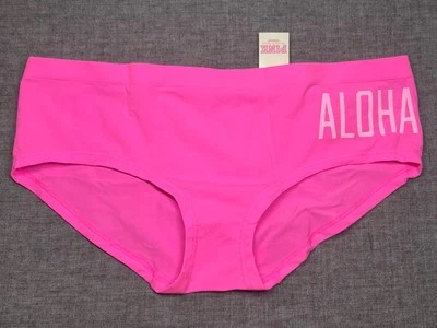 VINTAGE 2012 VICTORIA'S SECRET PINK GRAPHIC YOGA PANTY HIPSTER ALOHA HAWAII L - Image 1 of 4