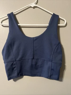 Женский пуловер Danskin большой синий эластичный спортивный бюстгальтер размер большой - Изображение 1 из 4