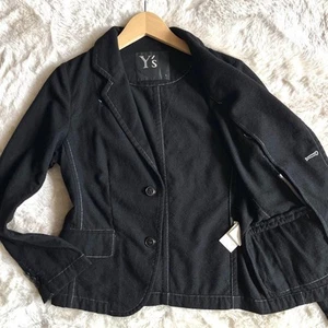 Dünn Y'S Uncon Taillierte Jacke Schwarz Einzeln Strickjacke - Bild 1 von 12