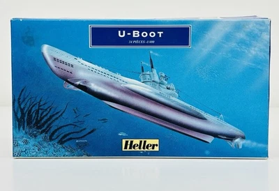 Heller немецкий U загрузки VII C U-Boat 1:400 пластиковая модель набор 81002 новый открытая коробка - Изображение 1 из 4