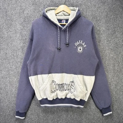 Vintage Dallas Cowboys Hoodie Mens Medium Navy 90s NFL Sports USA Football - Image 1 of 4