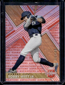 2019 Panini Elite Extra Edition Bobby Witt Jr. #2 Aspirations Orange /100 (RC) - Picture 1 of 2