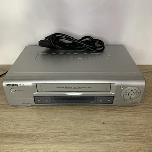 Philips VR330 VHS Player VCR Video Cassette Recorder + Scart Cable - Picture 1 of 13