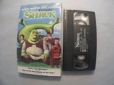 Shrek VHS 2001 Animation Special Edition DreamWorks Home Entertainment - Image 1 of 2