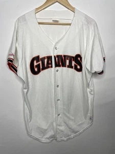 Vintage Rawlings Trikot Unisex Large weiß San Francisco Giants Baseball Team - Bild 1 von 10